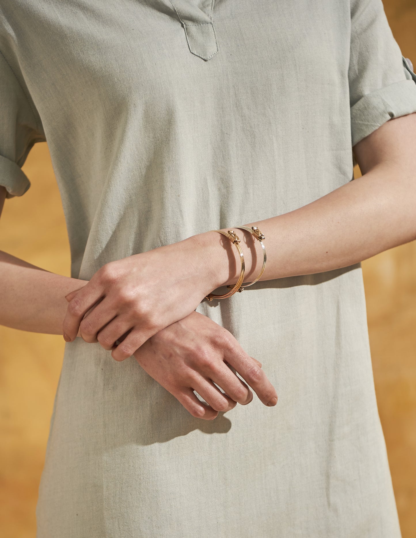 
                  
                    Elephant Hair Bracelet 14 Karat Gold
                  
                